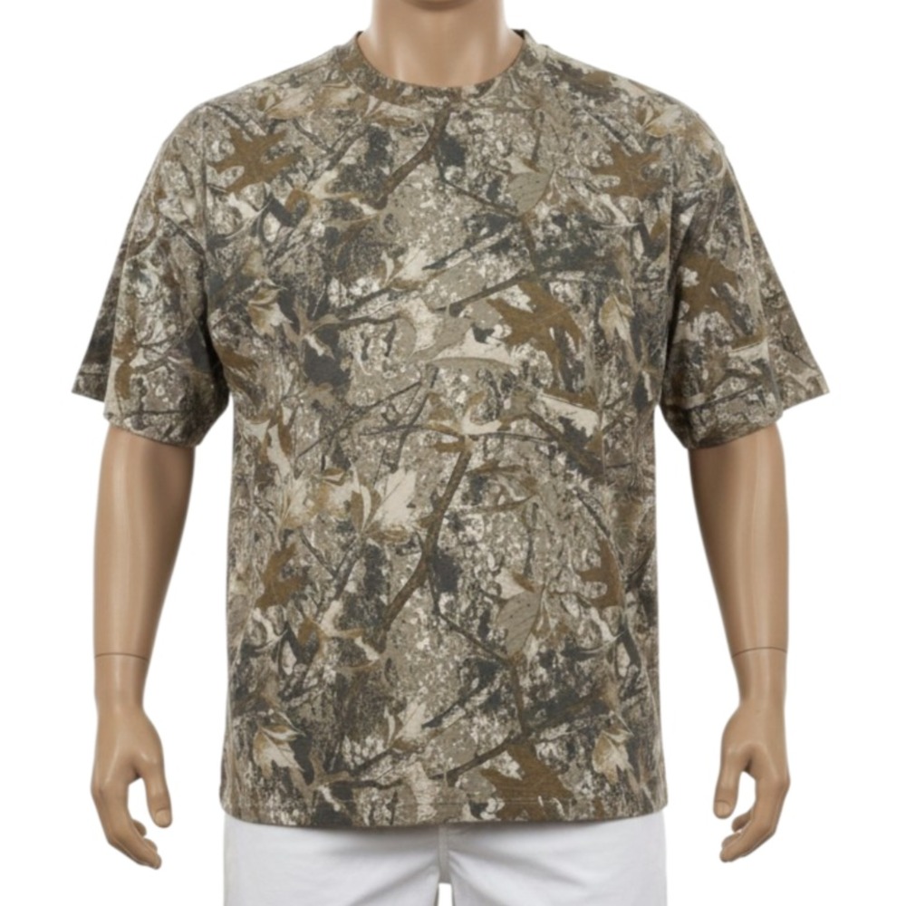 NWT Aeropostale Washed Boxy Fit Crew Tee XXL Camouflage Soft Cotton Oversized